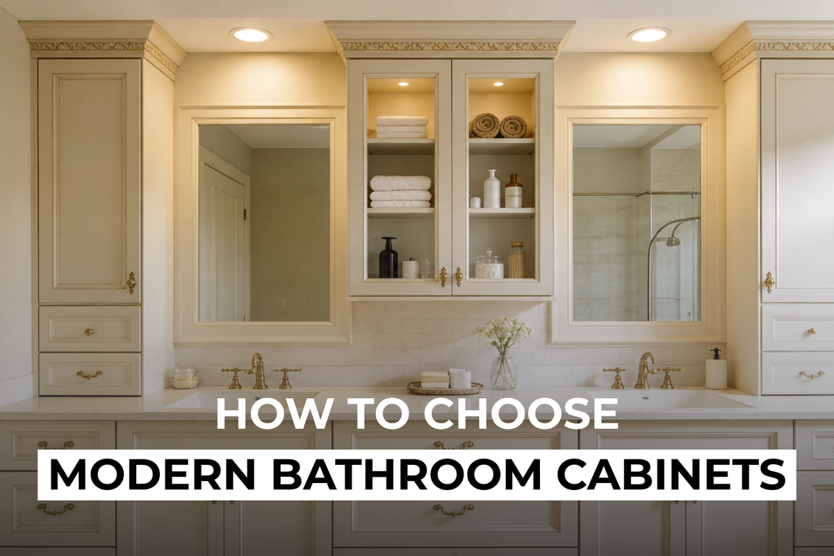How to Choose Modern Bathroom Cabinets
