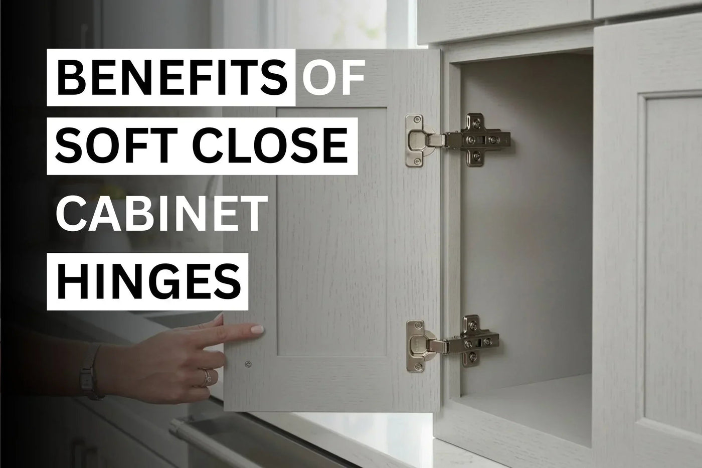 Silence is Luxury: 5 Reasons Soft-Close Hinges are Essential for Your Kitchen Blog Content - Quality Home Distribution