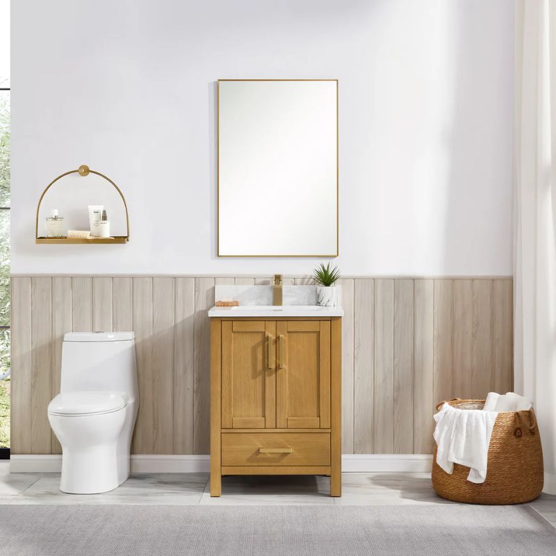 Blossom Basel 049 Solid Wood Free-Standing Bathroom Vanity with Dovetail Drawers - Quality Home Distribution
