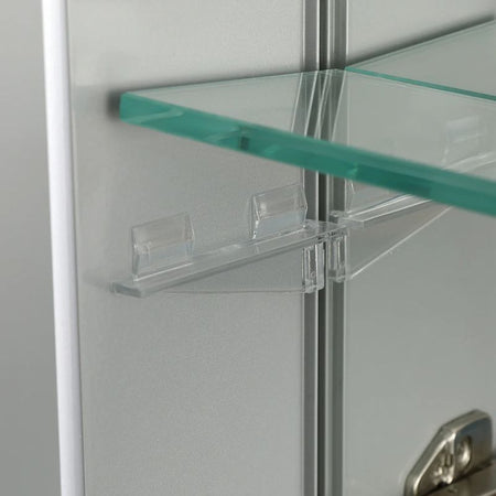 Blossom MC8 Aluminum Beveled Medicine Cabinet – Triple Mirror with Soft-Close Hinges - Quality Home Distribution