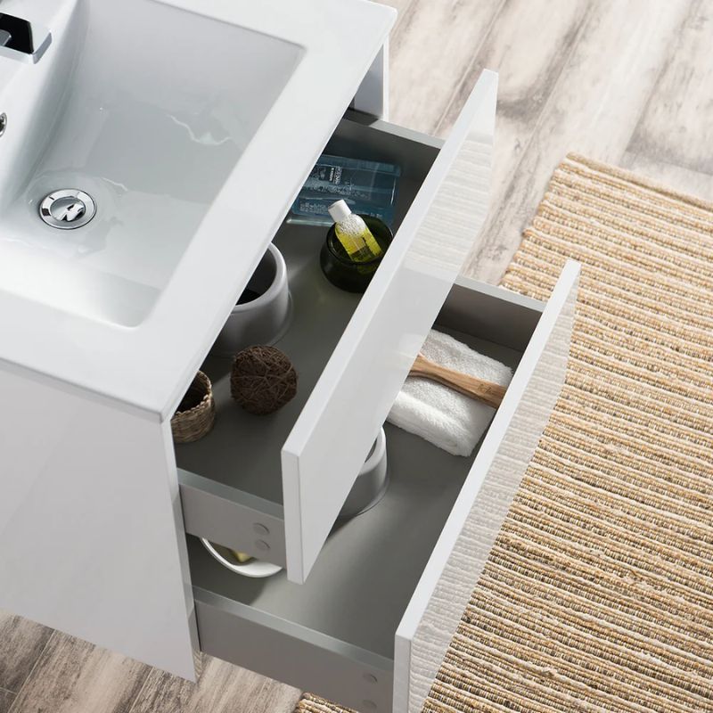 Blossom Valencia 016 Wall-Mounted Floating Bathroom Vanity Cabinet - Quality Home Distribution