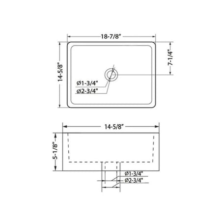 Blossom 16" Square Ceramic Vessel Bathroom Sink – Polished White - Quality Home Distribution