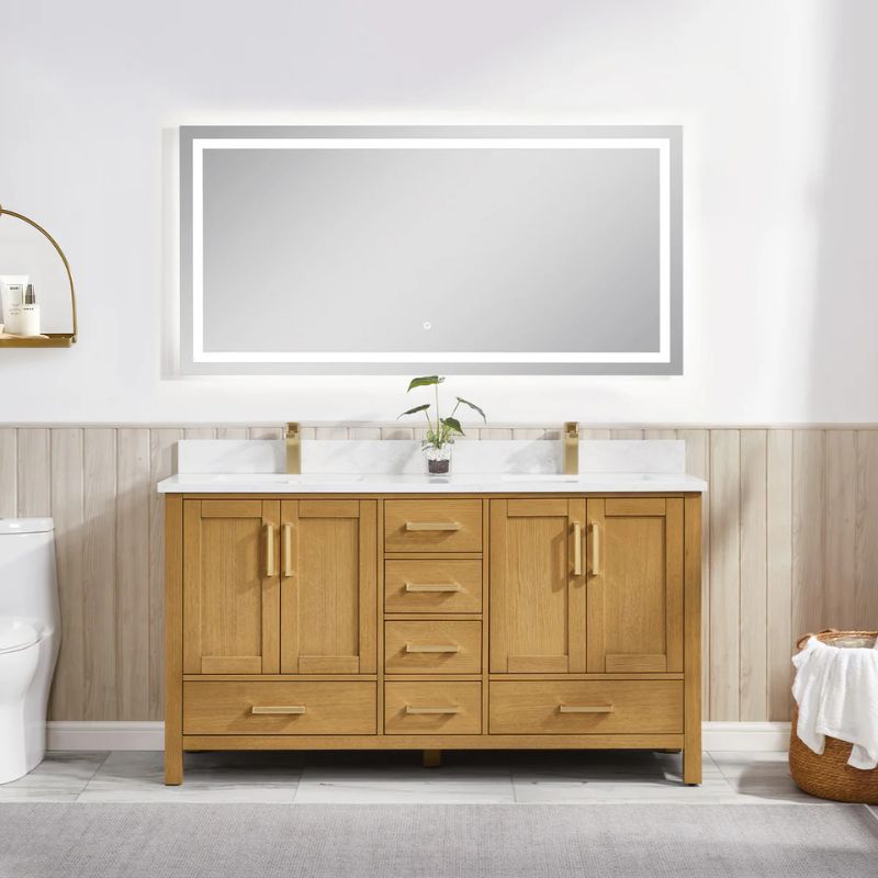 Blossom Basel 049 Solid Wood Free-Standing Bathroom Vanity with Dovetail Drawers - Quality Home Distribution