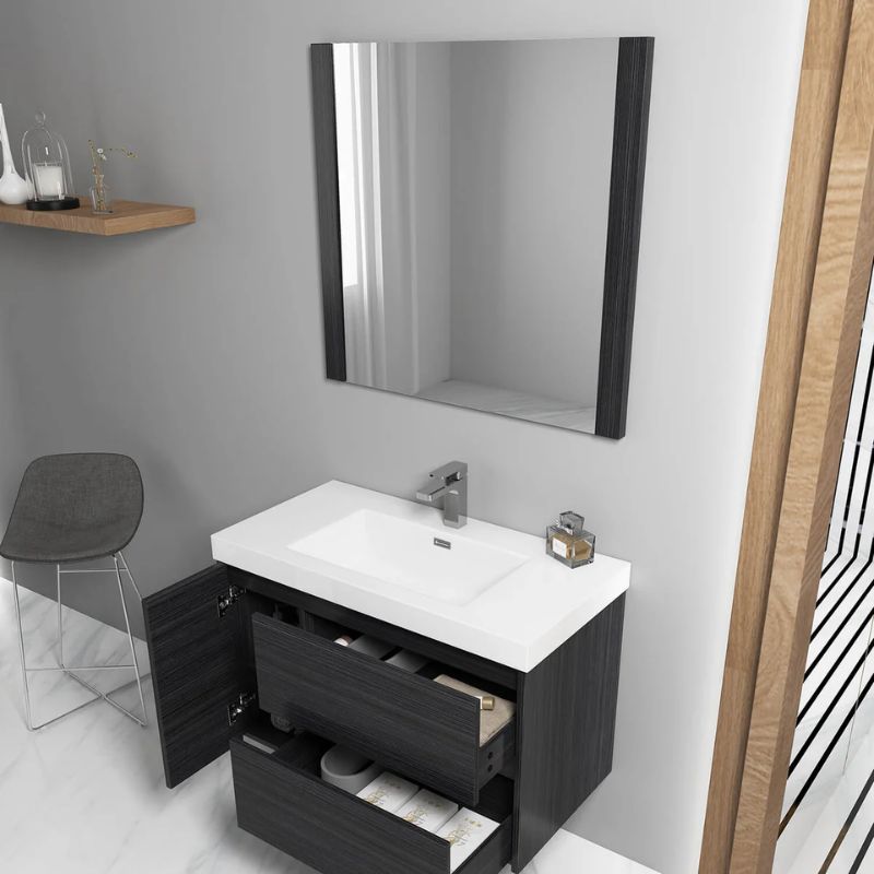 Blossom Valencia 016 Wall-Mounted Floating Bathroom Vanity Cabinet - Quality Home Distribution