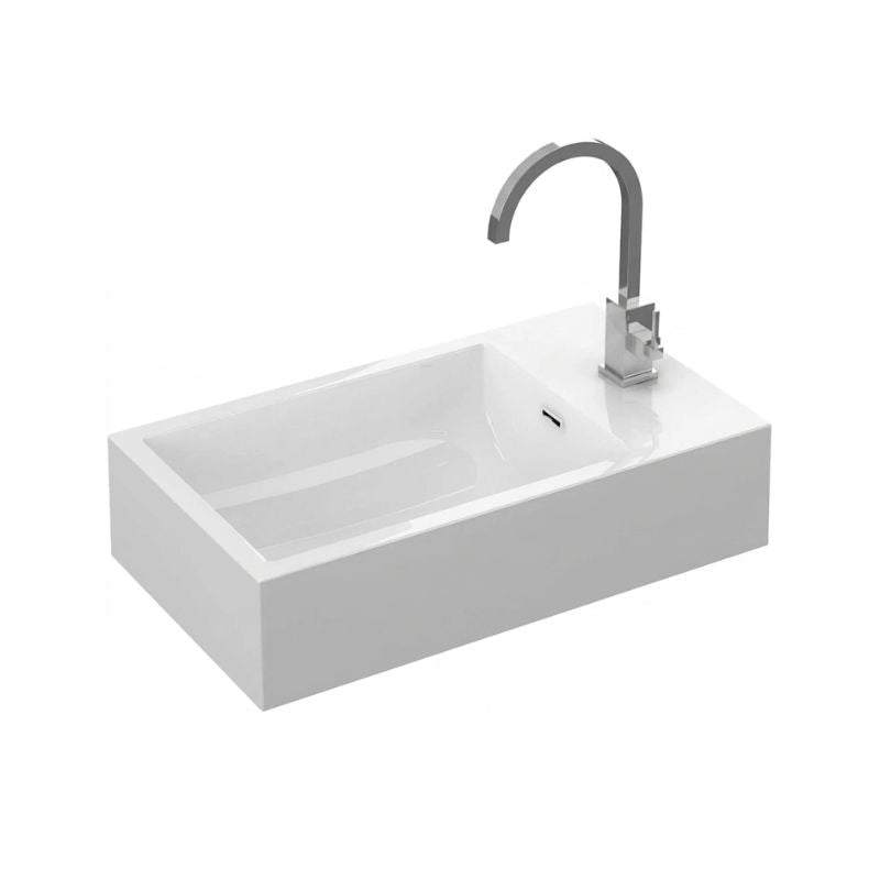 Blossom Colmar 18" x 10" Acrylic Top-Mount Vanity Basin - Quality Home Distribution