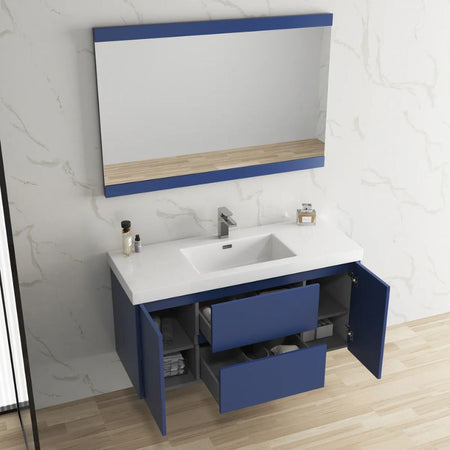 Blossom Valencia 016 Wall-Mounted Floating Bathroom Vanity Cabinet - Quality Home Distribution