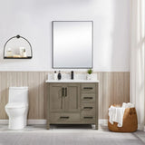 Blossom Basel 049 Solid Wood Free-Standing Bathroom Vanity with Dovetail Drawers - Quality Home Distribution