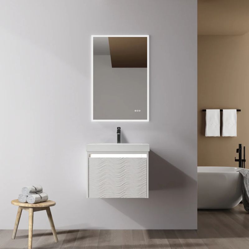 Blossom Voyage 042 Wall-Mounted Floating Vanity with Minimalist Integrated Handle - Quality Home Distribution