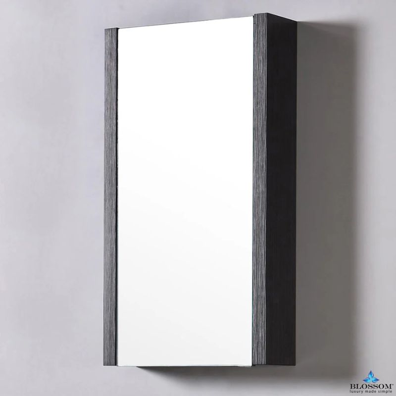 Blossom Milan 014 Medicine Cabinet – Sleek Mirrored Bathroom Storage with Soft-Close Hinges - Quality Home Distribution