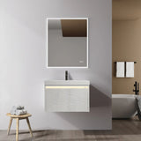 Blossom Voyage 042 Wall-Mounted Floating Vanity with Minimalist Integrated Handle - Quality Home Distribution