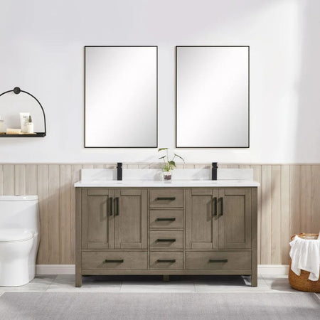 Blossom Basel 049 Solid Wood Free-Standing Bathroom Vanity with Dovetail Drawers - Quality Home Distribution