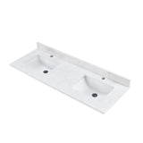 Blossom Artificial Stone Calacatta White Bathroom Countertop with Undermount Sink - Quality Home Distribution