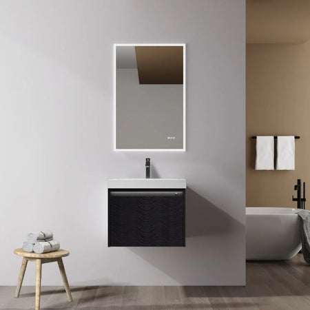 Blossom Voyage 042 Wall-Mounted Floating Vanity with Minimalist Integrated Handle - Quality Home Distribution