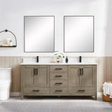 Blossom Basel 049 Solid Wood Free-Standing Bathroom Vanity with Dovetail Drawers - Quality Home Distribution