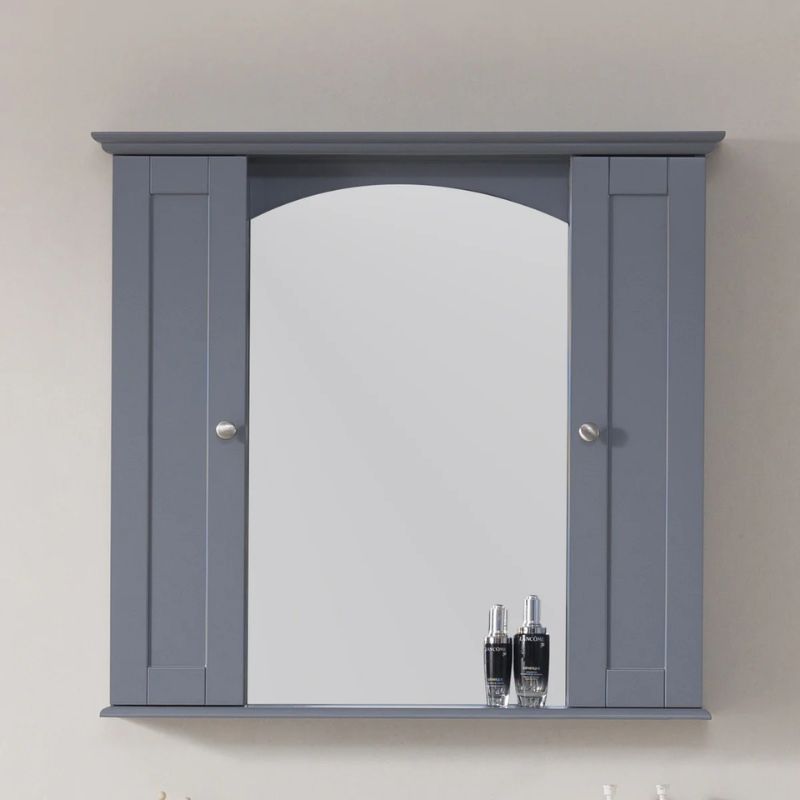 Blossom Rome Modern Wood Framed Mirror Medicine Cabinet - Quality Home Distribution