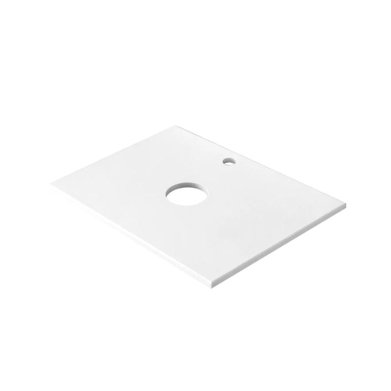 Blossom Phoenix Stone White Integrated Bathroom Vanity Countertop - Quality Home Distribution