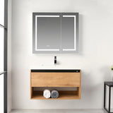 Blossom Bergen 037 Modern Wall-Hung Vanity with Integrated LED Lighting - Quality Home Distribution