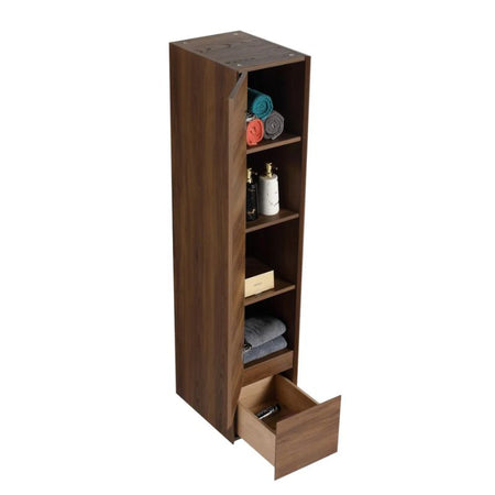 Blossom Assisi 12" Wall-Mounted Side Cabinet – Modern Space-Saving Bathroom Storage - Quality Home Distribution