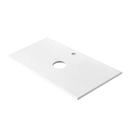 Blossom Phoenix Stone White Integrated Bathroom Vanity Countertop - Quality Home Distribution