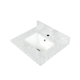 Blossom White Carrara Marble Countertop with Undermount Sink - Quality Home Distribution