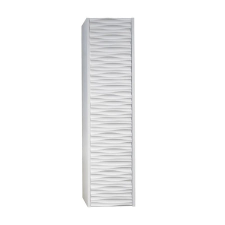 Blossom Paris 12" Wall-Mounted Side Cabinet – Modern Space-Saving Bathroom Linen Tower - Quality Home Distribution