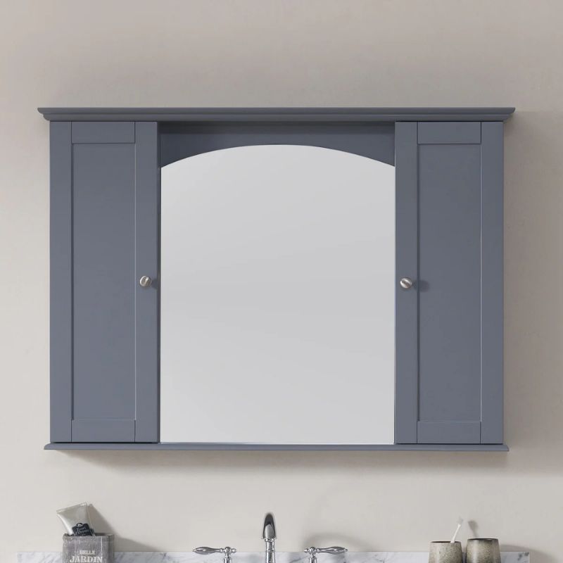 Blossom Rome Modern Wood Framed Mirror Medicine Cabinet - Quality Home Distribution