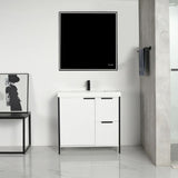 Blossom Zurich 039 Freestanding Modern Minimalist Bathroom Vanity - Quality Home Distribution