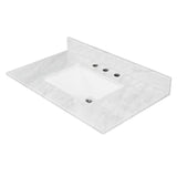 Blossom White Carrara Marble Countertop with Undermount Sink - Quality Home Distribution