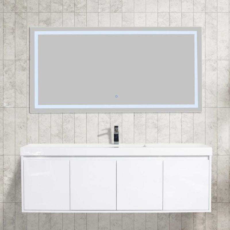 Blossom Bern 035 Modern Wall-Hung Bathroom Vanity with Minimalist Design - Quality Home Distribution