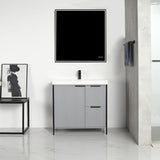Blossom Zurich 039 Freestanding Modern Minimalist Bathroom Vanity - Quality Home Distribution