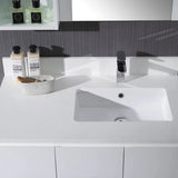 Blossom White Quartz Bathroom Vanity Countertop - Quality Home Distribution
