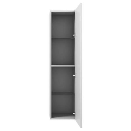 Blossom Positano 12" Wall-Mounted Side Cabinet – Slim Bathroom Linen Tower with Soft-Close Door - Quality Home Distribution