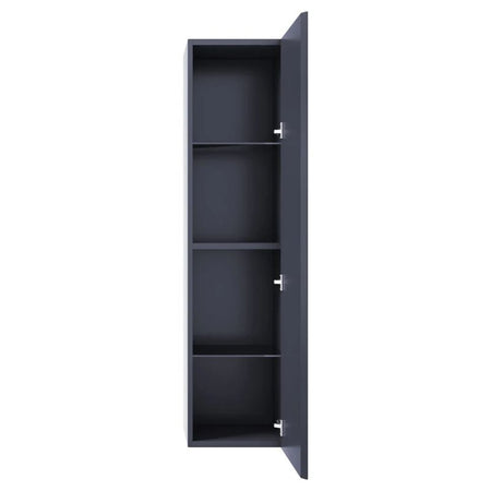 Blossom Positano 12" Wall-Mounted Side Cabinet – Slim Bathroom Linen Tower with Soft-Close Door - Quality Home Distribution