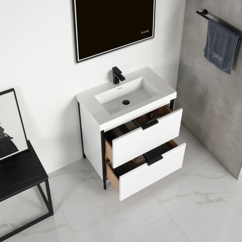 Blossom Zurich 039 Freestanding Modern Minimalist Bathroom Vanity - Quality Home Distribution