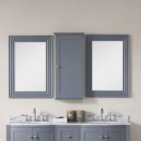 Blossom Rome Modern Wood Framed Mirror Medicine Cabinet - Quality Home Distribution