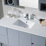 Blossom White Quartz Bathroom Vanity Countertop - Quality Home Distribution