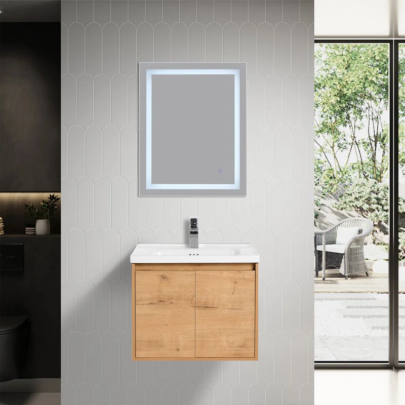 Blossom Bern 035 Modern Wall-Hung Bathroom Vanity with Minimalist Design - Quality Home Distribution