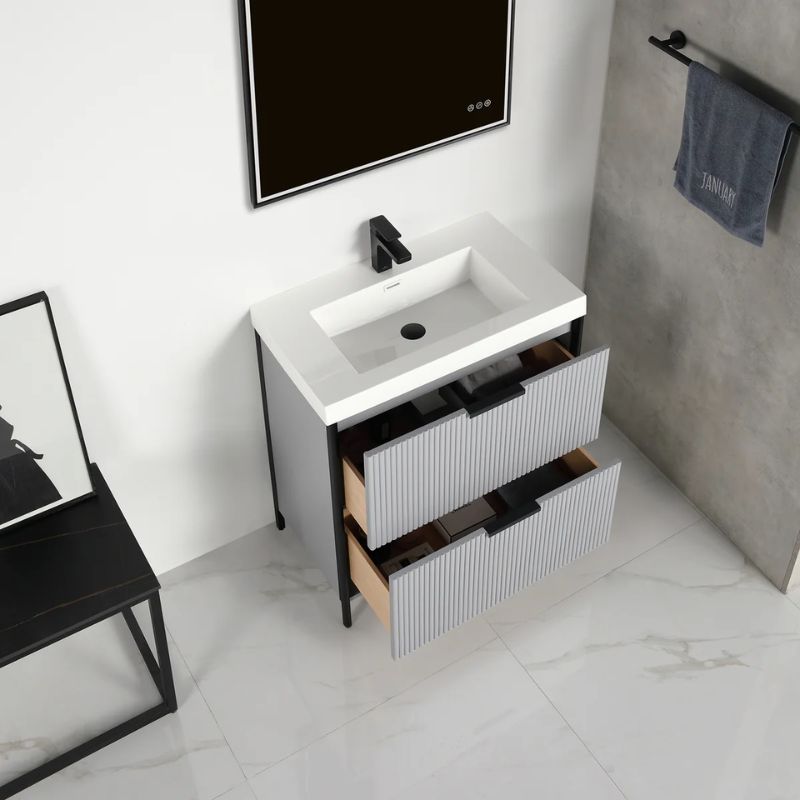 Blossom Zurich 039 Freestanding Modern Minimalist Bathroom Vanity - Quality Home Distribution