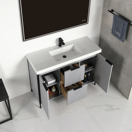 Blossom Zurich 039 Freestanding Modern Minimalist Bathroom Vanity - Quality Home Distribution