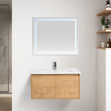 Blossom Bern 035 Modern Wall-Hung Bathroom Vanity with Minimalist Design - Quality Home Distribution