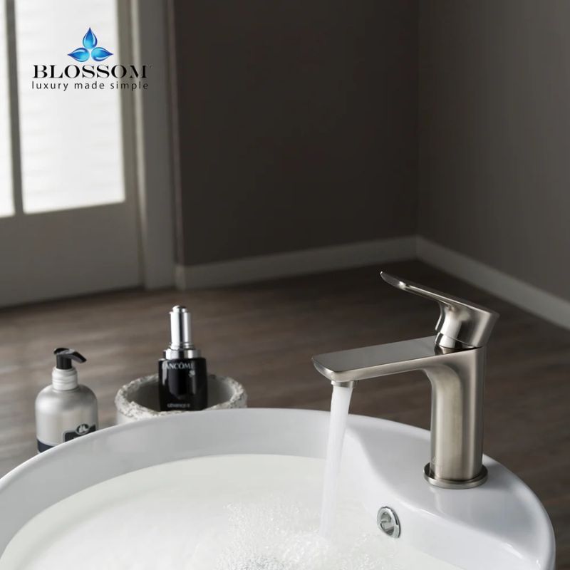 Blossom F01-120 Single Handle Bathroom Faucet - 4-Piece Value Bundle - Quality Home Distribution