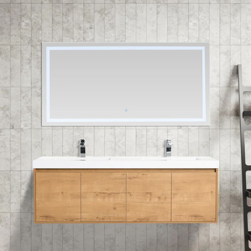 Blossom Bern 035 Modern Wall-Hung Bathroom Vanity with Minimalist Design - Quality Home Distribution