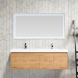 Blossom Bern 035 Modern Wall-Hung Bathroom Vanity with Minimalist Design - Quality Home Distribution