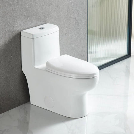 Blossom T9-01 Modern One-Piece Dual Flush Toilet with Tornado Flush System - Quality Home Distribution