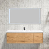 Blossom Bern 035 Modern Wall-Hung Bathroom Vanity with Minimalist Design - Quality Home Distribution