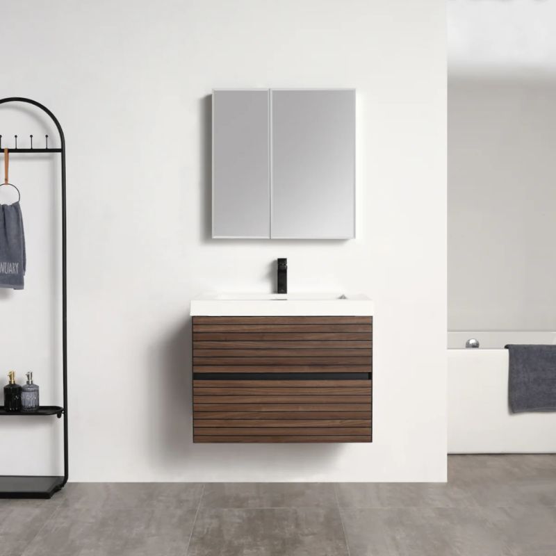 Blossom Annecy 040 Wall-Hung Modern Bathroom Vanity with Soft-Close Drawers - QHD