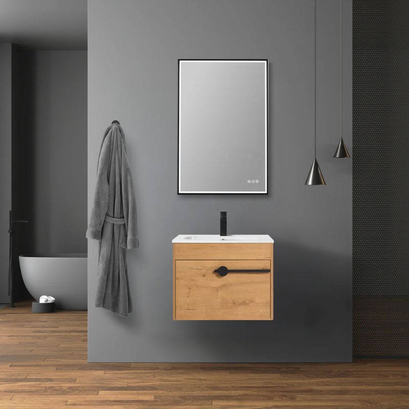 Blossom Bilbao 046 Modern Wall-Mounted Vanity with Scratch-Resistant SMC Sink - Quality Home Distribution