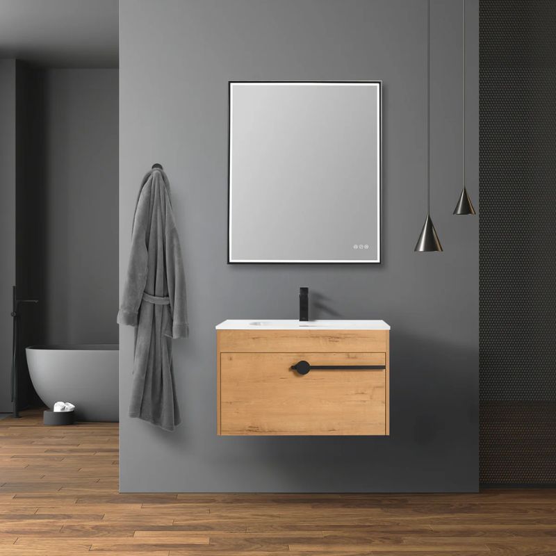 Blossom Bilbao 046 Modern Wall-Mounted Vanity with Scratch-Resistant SMC Sink - Quality Home Distribution