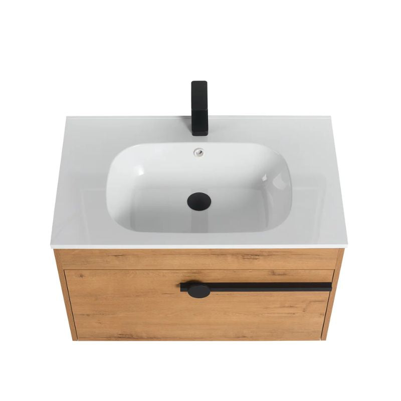 Blossom Bilbao 046 Modern Wall-Mounted Vanity with Scratch-Resistant SMC Sink - Quality Home Distribution