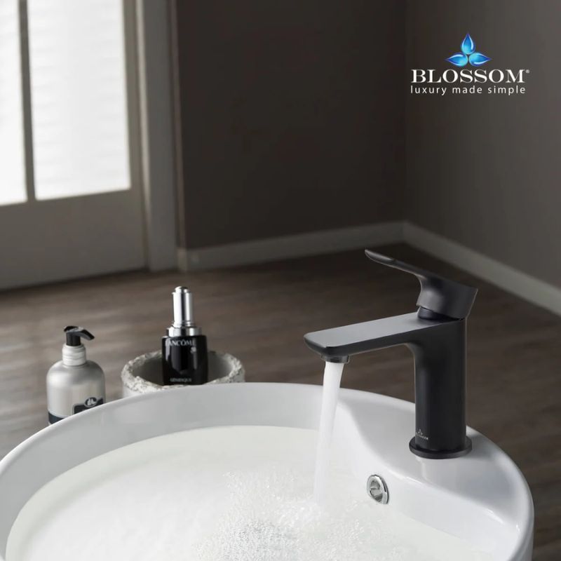 Blossom F01-120 Single Handle Bathroom Faucet - 4-Piece Value Bundle - Quality Home Distribution